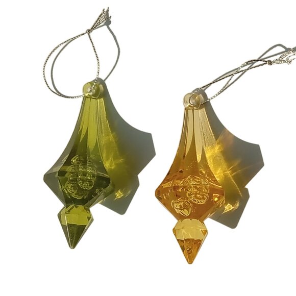 2 Vintage Ornaments / Suncatchers - Picture 10 of 12